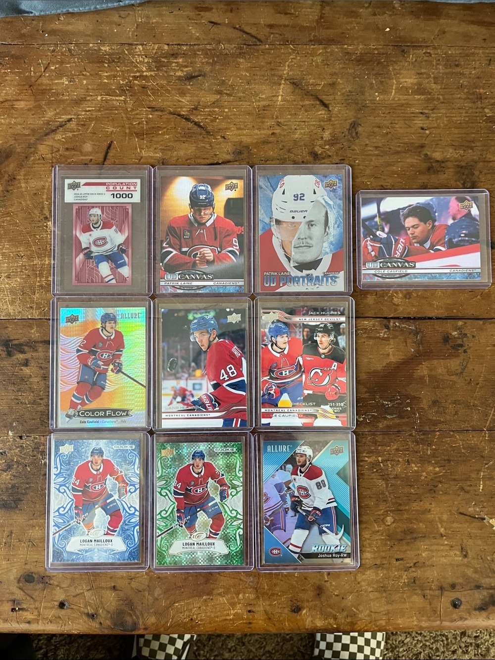 💎 Montreal Canadiens (10) Card Lot 💎